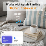 Bestray Bluetooth Smart Tracker Tag for Apple Find My, Waterproof Item Locator with 100dB Alert and Global Tracking