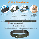 BONSO Smart GPS Dog Tracker Collar with Apple Find My, Waterproof Activity Monitor and Real-Time Pet Tracking