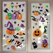 Purple Halloween Window Clings – 232PCS Gel Stickers with Ghosts, Pumpkins & Skulls