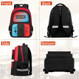 Gamer School Backpack Set with Lunch Bag and Pencil Case