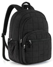 BAGSMART College Laptop Backpack for Women with Quilted Design, Water-Resistant Bookbag for 15.6 Inch Laptop