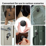 RSH Apple Find My Compatible Bluetooth Tracker Tags 4 Pack, Smart Luggage & Key Locator with Sound Alert – New Model