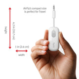 Wireless Bluetooth Audio Transmitter for AirPods & Headphones – 3.5mm Jack Adapter for Airplanes, Gym Equipment & Gaming