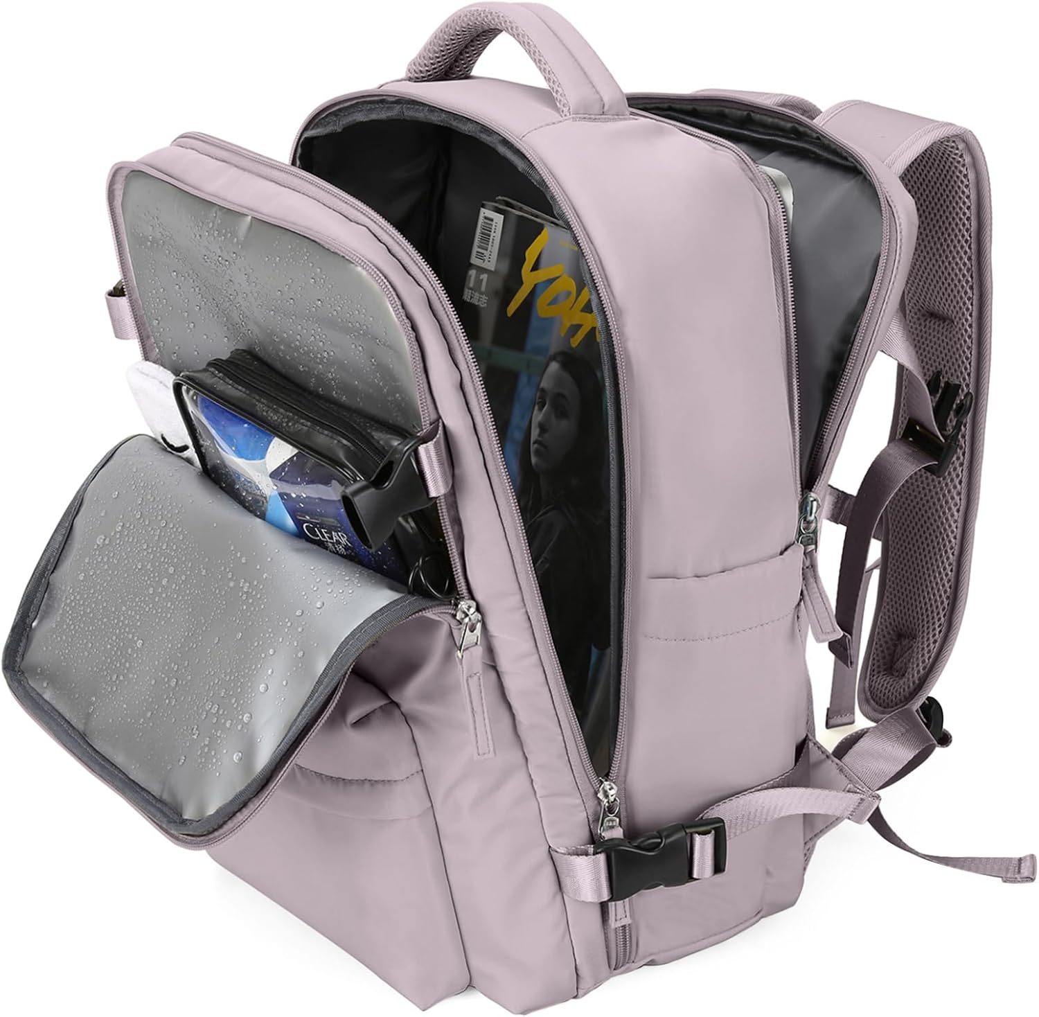 Travel Backpack Women,Carry On Backpack Flight Approved 18x14x8 inches Bag Spirit Airlines Personal ltem,College Sports Hiking Rucksack Waterproof Outdoor Casual Daypack Laptop Blackpack,Peacock Blue
