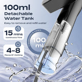 Compact 2-in-1 Handheld Garment Steamer Iron 1000W Fast Heat Portable Wrinkle Remover with Rotating Head