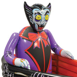 Inflatable Vampire & Coffin Cooler – Halloween Party Drink Holder (Holds 48 Cans, 30” x 42”)