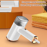 Foldable Travel Garment Steamer 3-Second Heat-Up Compact Portable Clothes Wrinkle Remover with Auto Safety Shut-Off
