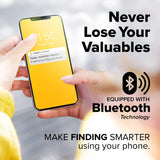 Bluetooth Smart Travel Padlock with App Control, TSA Approved Keyless Lock, Rechargeable Waterproof Luggage Security Lock Silver