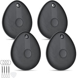MFi Certified Apple Find My Bluetooth Tracker Tag 4 Pack, Ultra-Light Smart Item Locator with 90dB Alert and 1-Year Battery