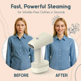 Tata Michelle Turbo Handheld Garment Steamer 1600W with Self-Cleaning System and Leakproof Portable Design