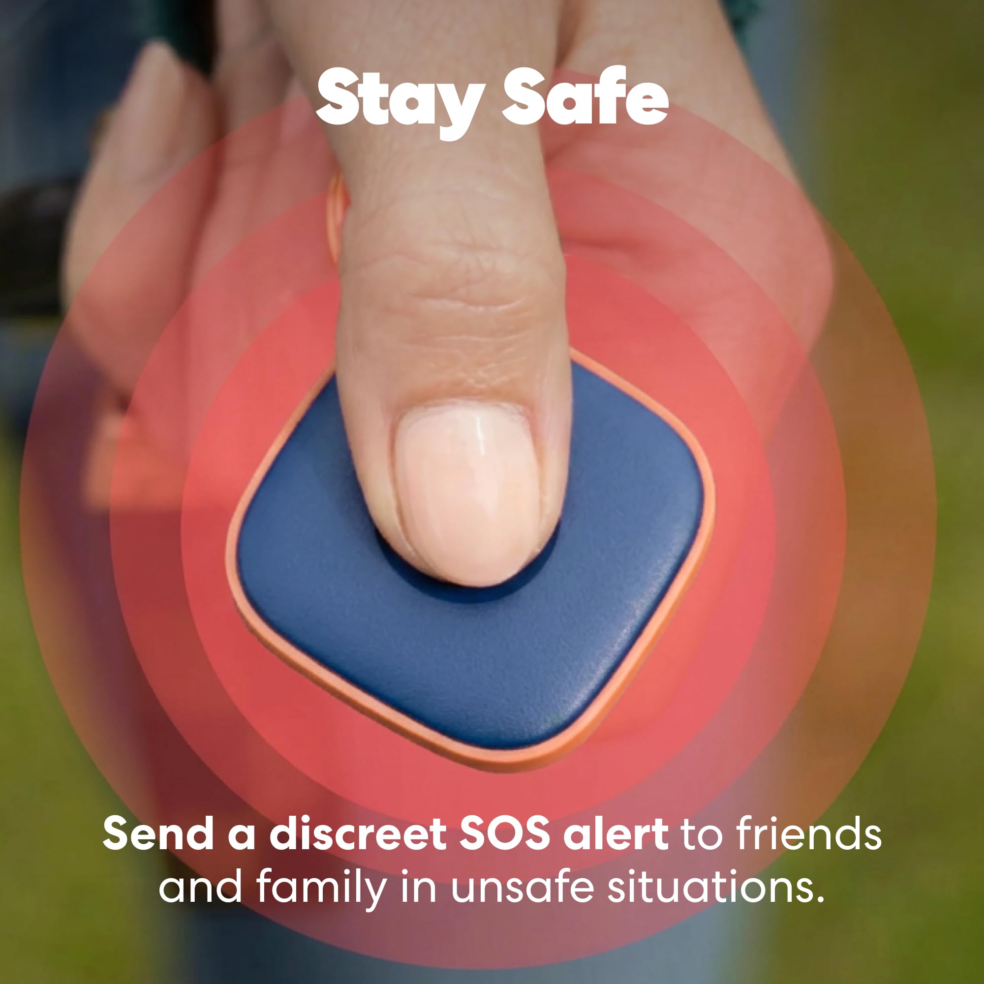 Tile Bluetooth Tracker Navy Blaze, Item Locator with 350 ft Range, SOS Alert, Life360 Compatible, Waterproof IP68, iOS & Android