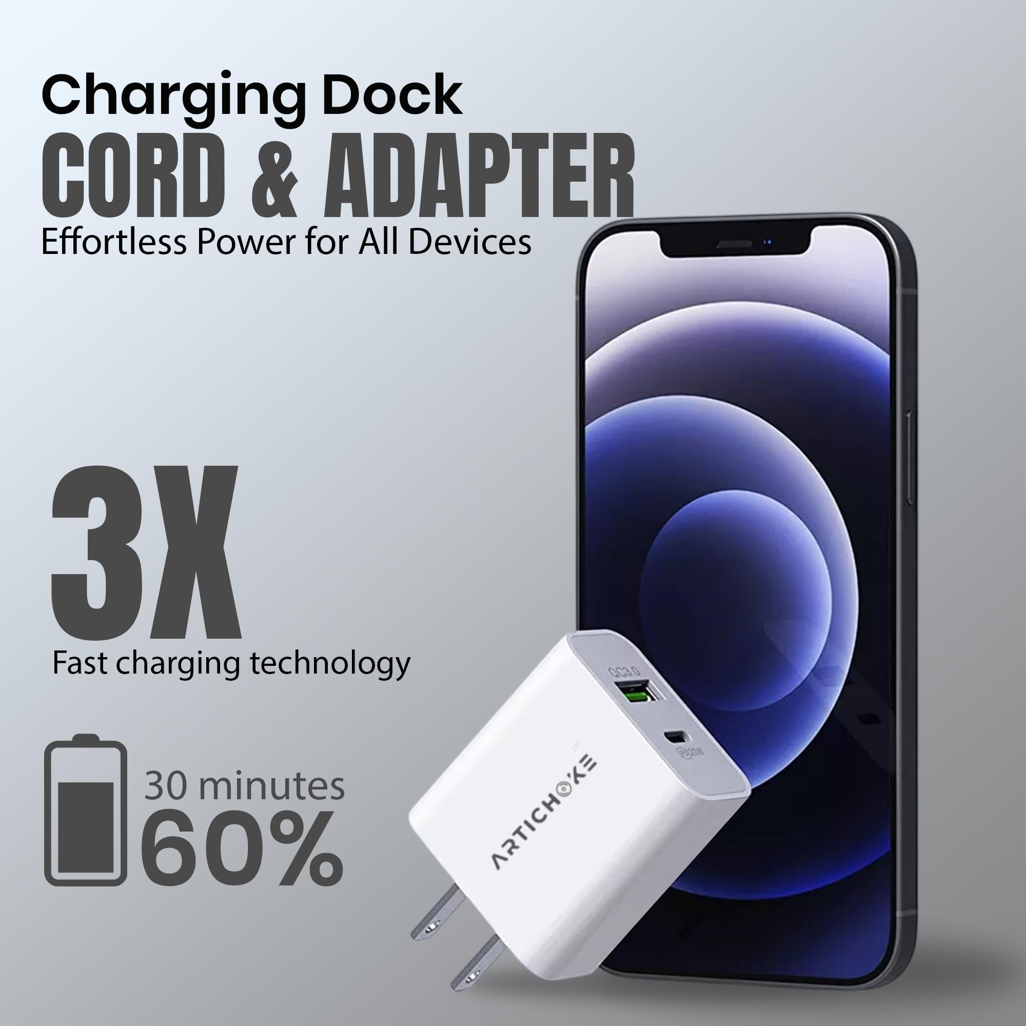6-in-1 Tech Gift Set with Smartwatch, Magnetic Power Bank & TWS Earbuds – Wireless Charging Gadget Bundle White