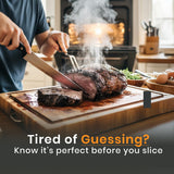 WiFi Smart Meat Thermometer with 6 Sensors & Extreme High-Heat Resistance