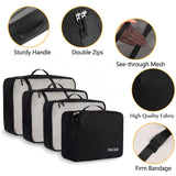 Travel Packing Cubes Set for Suitcases, Lightweight Luggage Organizer Bags
