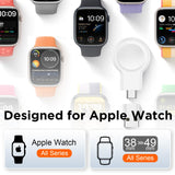 2-in-1 Magnetic Apple Watch Charger – Portable USB-C & USB-A Travel Charging Adapter for iWatch