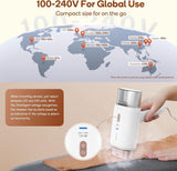 Dual Voltage Professional Handheld Garment Steamer 1200W Foldable Travel Wrinkle Remover with 360° Leak-Proof System