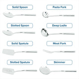 8-Piece Stainless Steel Kitchen Utensils Set – Ergonomic Handles, Dishwasher Safe