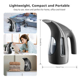Hilife Portable Handheld Garment Steamer 700W with Large Tank and Travel-Friendly Wrinkle Remover