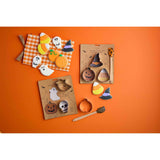 Candy Corn Halloween Baking Set – 4-Piece Cookie Cutter & Spatula Set (Pumpkin, Skull & Ghost Shapes)