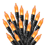 39FT Orange Halloween String Lights – 100 LED Plug-in Twinkle Lights with 8 Modes & Extendable Design for Outdoor Décor