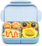 Purple 1150 ml 3-Compartment Bento Lunch Box