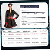 Chinese Zombie Costume for Women – Classic Dynasty-Inspired Halloween Cosplay Set (Robe, Hat, Belt & Rune Strip)