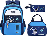 Astronaut School Backpack Set with Lunch Bag and Pencil Case