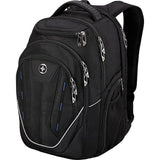 Swissdigital Design TSA-Friendly Business Laptop Backpack with USB Charging Port and RFID Protection