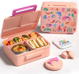 Purple Fawn 5-Compartment Bento Set with 8 oz Food Jar