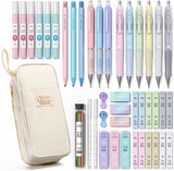 Cream 42-Piece Mechanical Pencil Set with 696 Refills