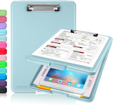 Light Pink Storage Clipboard with Low-Profile Clip