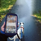 Soggy Doggy Waterproof Dog Leash with Touchscreen Phone Pocket – 5ft Nylon Lead (Blue/Navy)