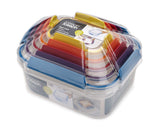 Nesting Food Storage Containers with Lockable Lids – 10-Piece Airtight BPA-Free Set (Multi-Color)