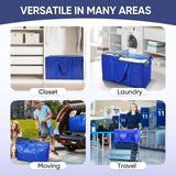 Extra Large Heavy-Duty Storage Moving Bag (24 Gallon) – Waterproof Foldable Organizer with Reinforced Handles