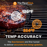 Wireless Smart Meat Thermometer with 500ft+ Range & App Control