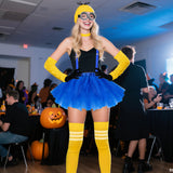 Purple & Yellow 2-Person Halloween Costume Set – Perfect Duo Outfit for Couples or Friends 🎭💜💛