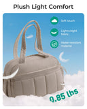 BAGSMART Gym & Travel Duffle Bag for Women – Lightweight Water-Resistant Weekender with Wet Pocket (Camel)