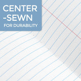 4-Pack Wide Ruled Composition Notebooks with 160 Pages and Durable Sewn Binding
