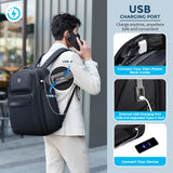 FENREE.GEER Expandable 45L Travel Laptop Backpack with Hardshell Design, USB Ports and 15.6” Laptop Compartment