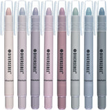 8-Pack Pastel No-Bleed Gel Highlighters