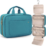 Premium Hanging Toiletry Bag with 360° Hook & Clear Travel Compartments