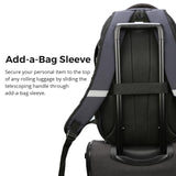 Swissdigital Design Laptop Backpack with USB-C Charging & RFID Protection – 31L Travel & College Backpack (Blue Camo)