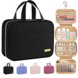 Hanging Travel Toiletry Bag Organizer – Waterproof Cosmetic & Makeup Storage Bag with Hook