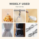 Reusable Silicone Cable Organizer Ties – Elastic Button-Style Cord Management for Home & Office (10-Pack, Multi-Color)