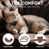 Android GPS Cat Tracker Collar Smart Bluetooth Pet Locator Waterproof Google Find My Device Compatible