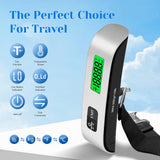 Digital Luggage Scale with LCD Display – Portable Travel Suitcase Weight Scale up to 110 lb with Backlight Screen