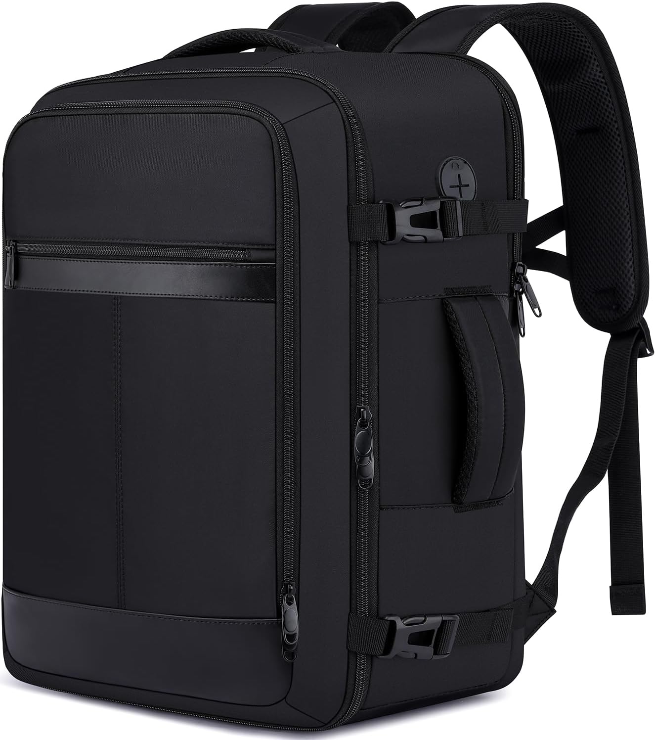 25L Airplane-Approved Travel Backpack with Shoe Pouch & 15.6-Inch Laptop Compartment
