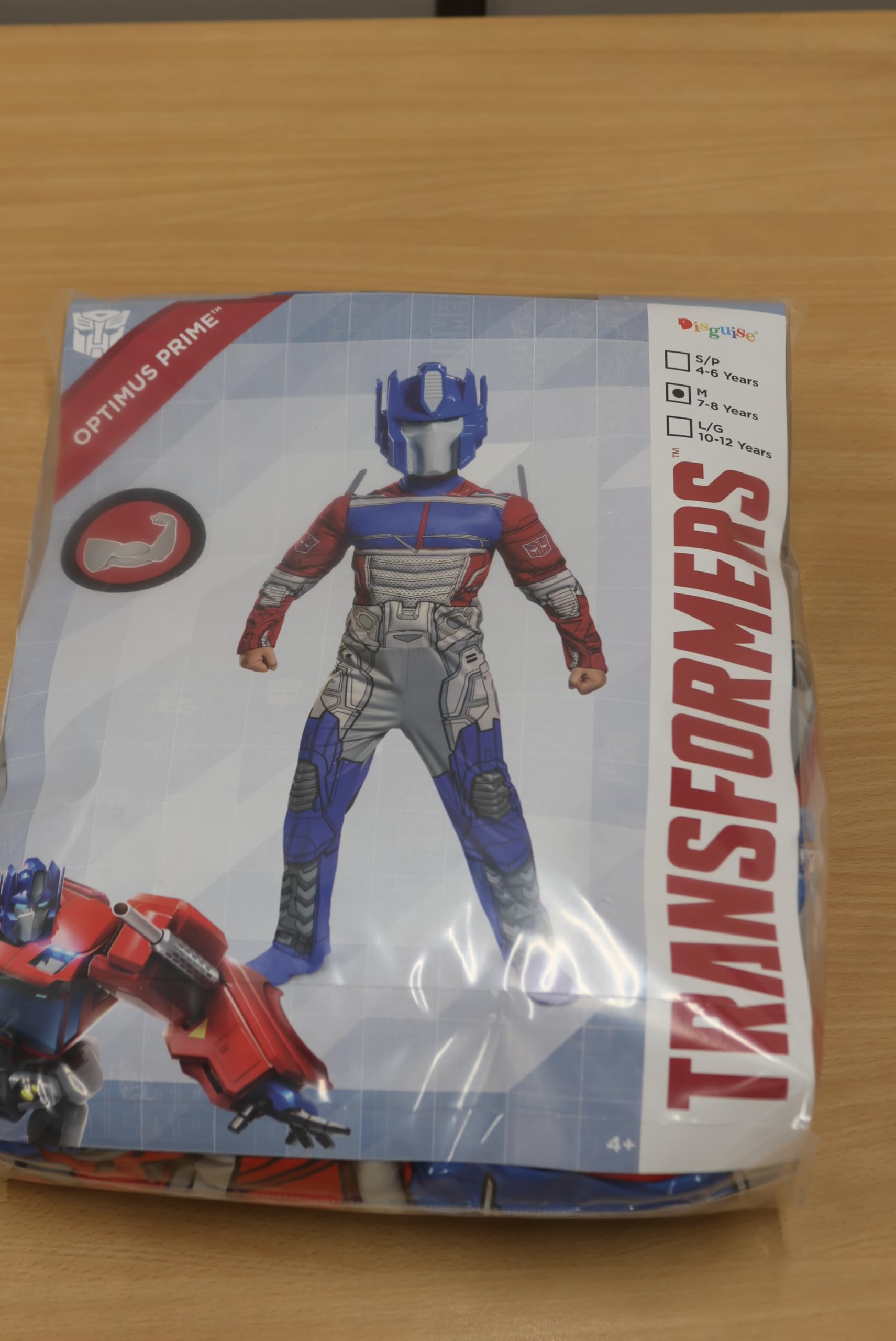 Transformers Bumblebee Muscle Costume for Kids – Official Padded Suit with Character Mask 🚗⚡