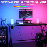 Modern RGB Touch Table Lamp – Dimmable Nightstand Light with Sleep Mode & 3 Brightness Levels
