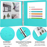 6-Pack Color View 1-Inch 3-Ring Binders